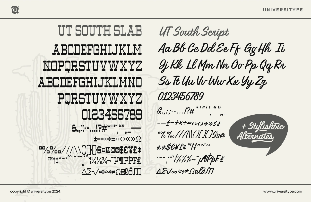 UT South Drink Font Duo 2