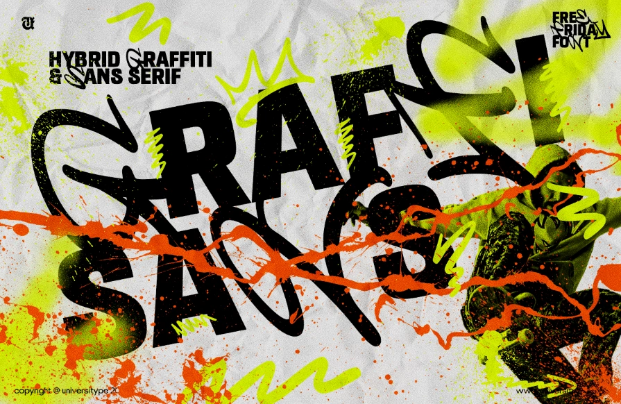 ut graffisans | free font