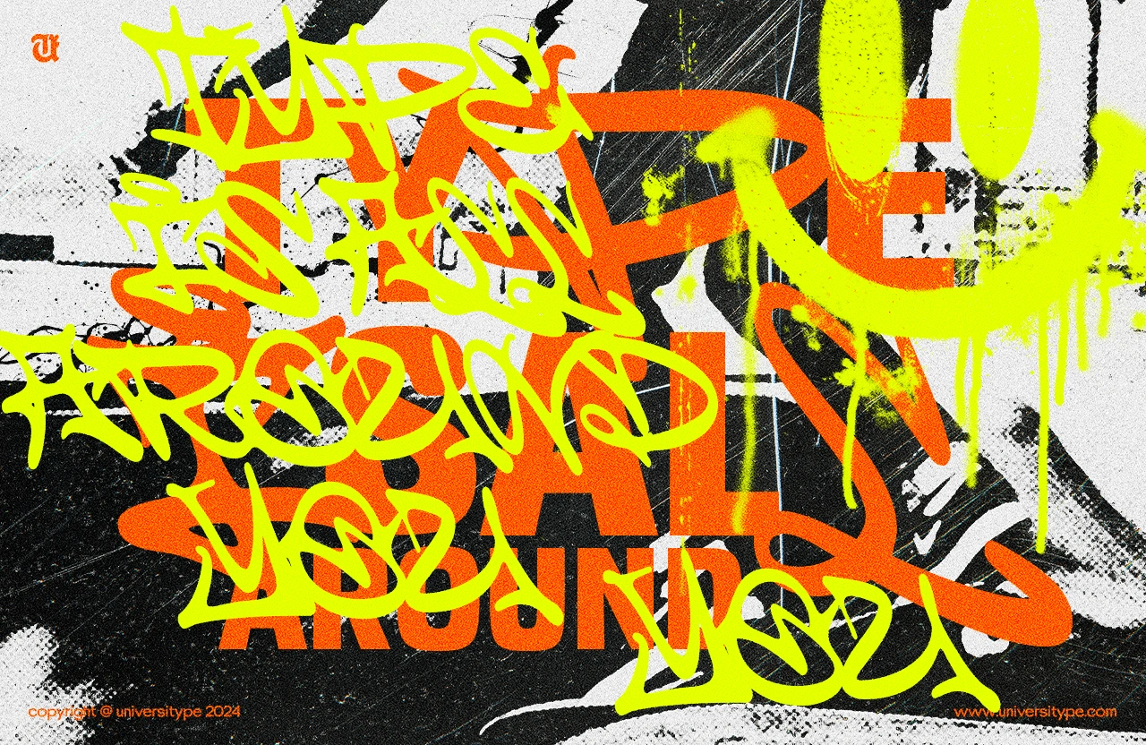 ut graffisans | free font