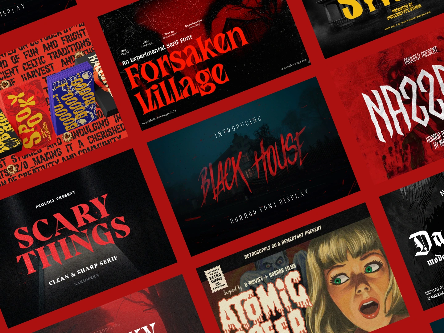 top 10 freaky fonts for designer