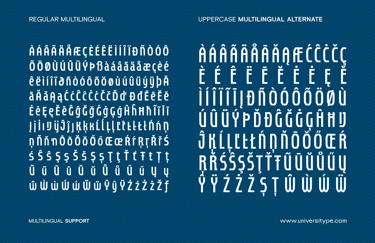 UT Unisportion FC Font Duo - Universitype