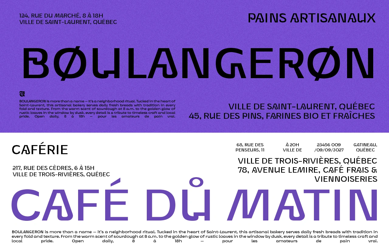 UT Goinera – A Minimal Geometric Typeface with Clever, Curved Details