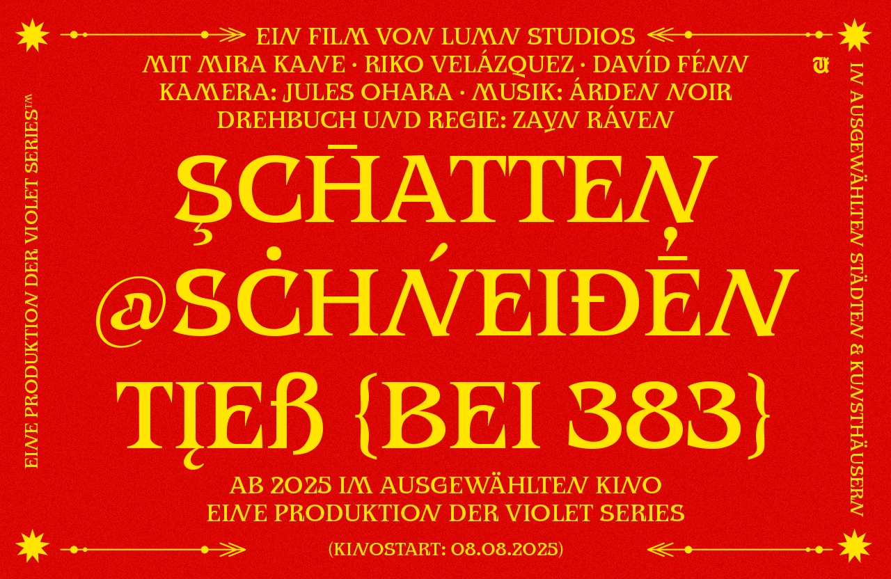 UT Shadigo - A Sharp Display Font