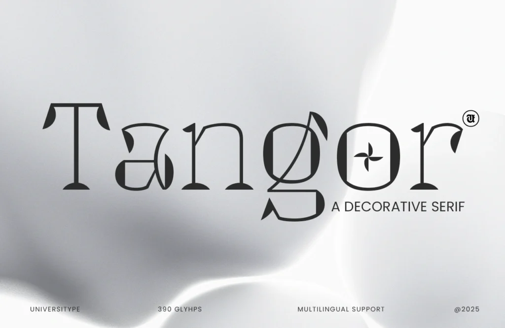 UT Tangor - A Distinctive Decorative Serif